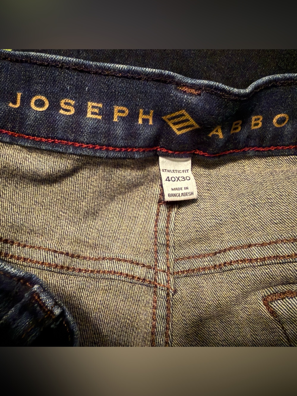 Joseph Abboud Denim Blue Men’s Jeans - Picture 3 of 3